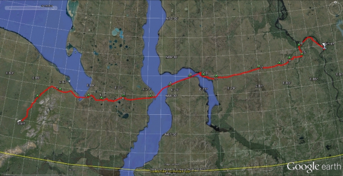Второй этап Трансарктической кайт-экспедиции. Воркута-Дудинка. 1050 км. (Путешествия, kiting, kite expedinion, snowkiting, arctic)
