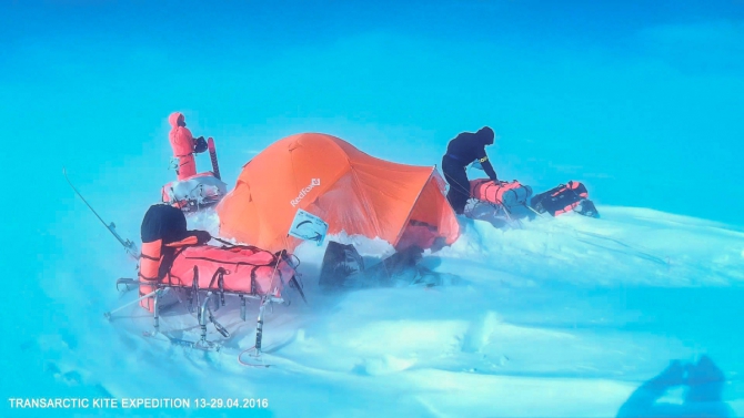 Второй этап Трансарктической кайт-экспедиции. Воркута-Дудинка. 1050 км. (Путешествия, kiting, kite expedinion, snowkiting, arctic)