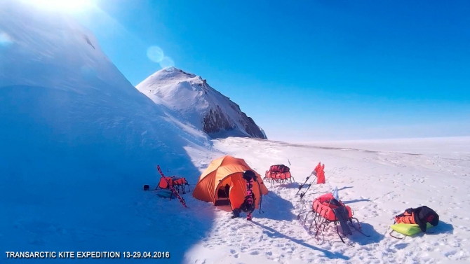Второй этап Трансарктической кайт-экспедиции. Воркута-Дудинка. 1050 км. (Путешествия, kiting, kite expedinion, snowkiting, arctic)