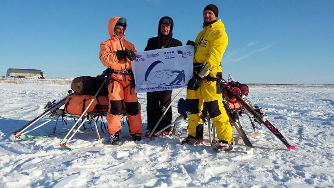 Второй этап Трансарктической кайт-экспедиции. Воркута-Дудинка. 1050 км. (Путешествия, kiting, kite expedinion, snowkiting, arctic)