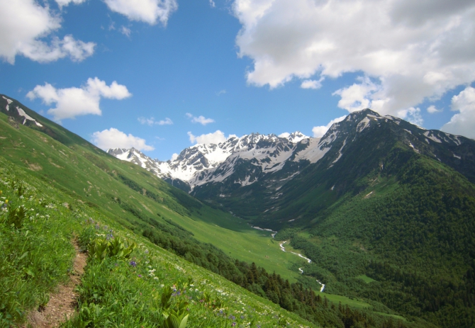 Поход по Архызу. Творческий отчёт. (Горный туризм)