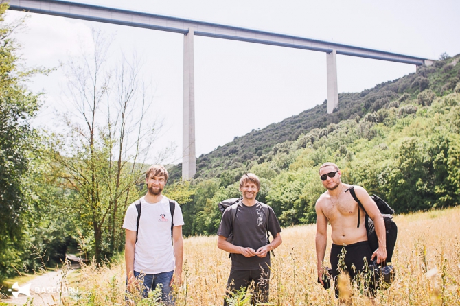 Обучение бейсджампингу в Хорватии на мосту Лимска Драга (BASE, basejumping, baseguru, хорватия)