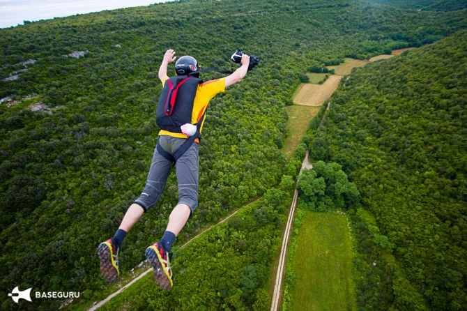 Обучение бейсджампингу в Хорватии на мосту Лимска Драга (BASE, basejumping, baseguru, хорватия)