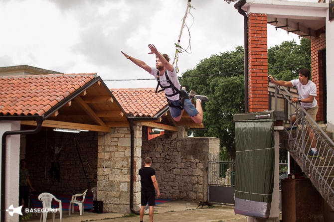 Обучение бейсджампингу в Хорватии на мосту Лимска Драга (BASE, basejumping, baseguru, хорватия)