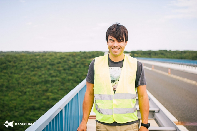 Обучение бейсджампингу в Хорватии на мосту Лимска Драга (BASE, basejumping, baseguru, хорватия)