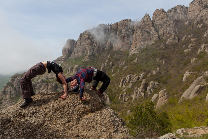 Хайлайн за 7 дней. (Слэклайн, слэклайн, горы, крым, slackline, highline, slacklabs)
