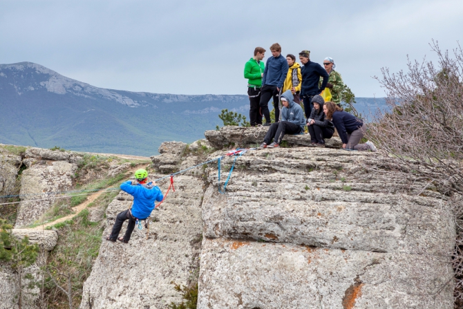 Хайлайн за 7 дней. (Слэклайн, слэклайн, горы, крым, slackline, highline, slacklabs)