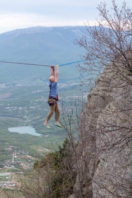 Хайлайн за 7 дней. (Слэклайн, слэклайн, горы, крым, slackline, highline, slacklabs)