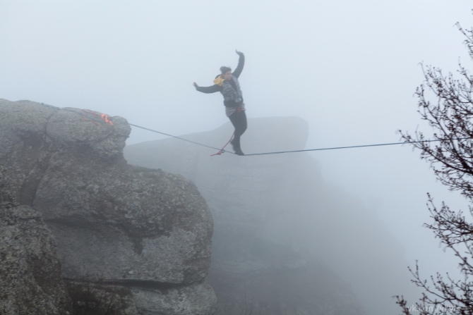 Хайлайн за 7 дней. (Слэклайн, слэклайн, горы, крым, slackline, highline, slacklabs)