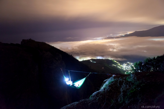 Хайлайн за 7 дней. (Слэклайн, слэклайн, горы, крым, slackline, highline, slacklabs)