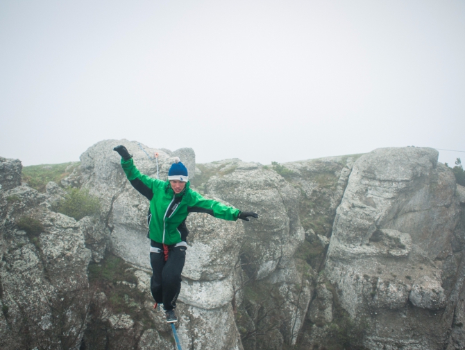 Хайлайн за 7 дней. (Слэклайн, слэклайн, горы, крым, slackline, highline, slacklabs)