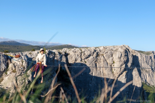 Хайлайн за 7 дней. (Слэклайн, слэклайн, горы, крым, slackline, highline, slacklabs)