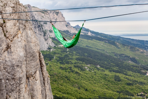 Хайлайн за 7 дней. (Слэклайн, слэклайн, горы, крым, slackline, highline, slacklabs)