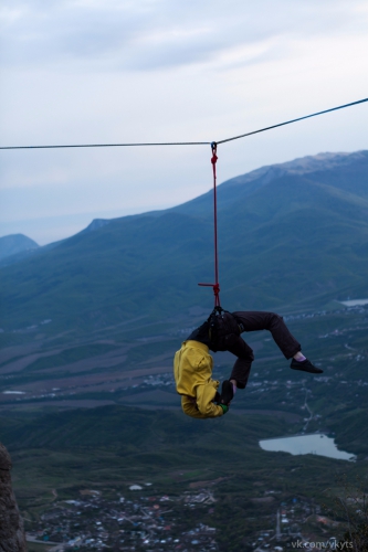Хайлайн за 7 дней. (Слэклайн, слэклайн, горы, крым, slackline, highline, slacklabs)