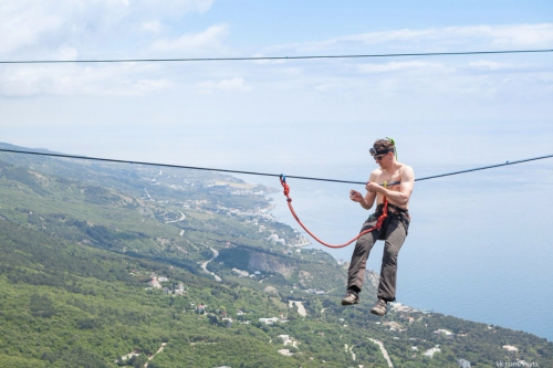 Хайлайн за 7 дней. (Слэклайн, слэклайн, горы, крым, slackline, highline, slacklabs)