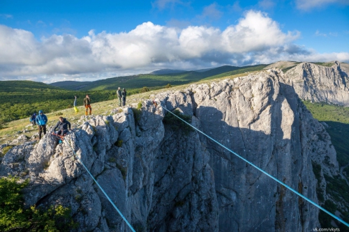 Хайлайн за 7 дней. (Слэклайн, слэклайн, горы, крым, slackline, highline, slacklabs)