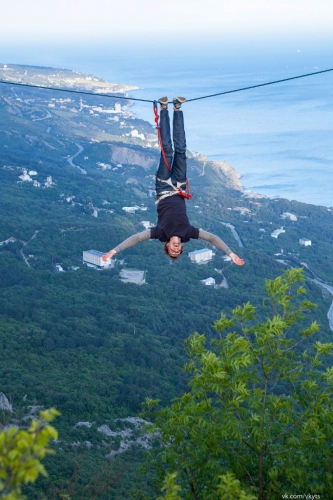 Хайлайн за 7 дней. (Слэклайн, слэклайн, горы, крым, slackline, highline, slacklabs)