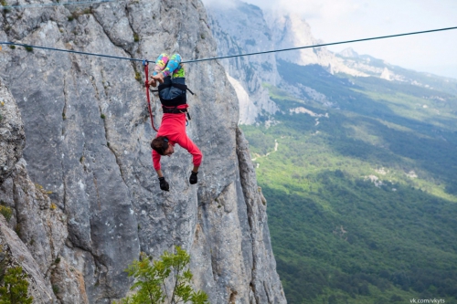 Хайлайн за 7 дней. (Слэклайн, слэклайн, горы, крым, slackline, highline, slacklabs)