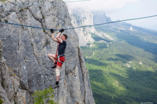Хайлайн за 7 дней. (Слэклайн, слэклайн, горы, крым, slackline, highline, slacklabs)