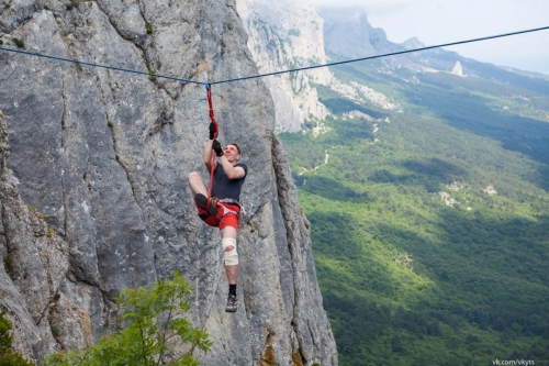 Хайлайн за 7 дней. (Слэклайн, слэклайн, горы, крым, slackline, highline, slacklabs)