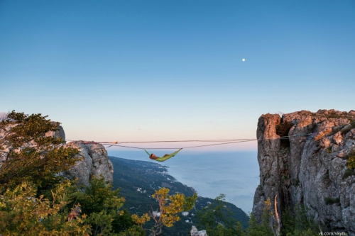 Хайлайн за 7 дней. (Слэклайн, слэклайн, горы, крым, slackline, highline, slacklabs)