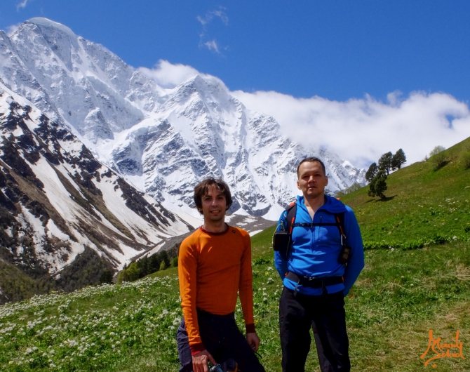 Эльбрус - вверх и вниз на лыжах (Альпинизм, эльбтус, скитур, трек, веденин)