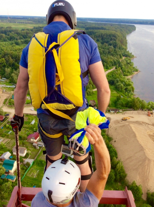 "Обучение" бэйс джампингу. Кострома. Крым. Сочи. (BASE, #julbo #redfox #emprana #hagobase #base)