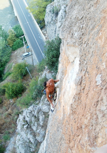 Утреннее ;-, Скалолазание, Kleno, macedonia, rock for everybody, rock land camp, demir kapija)