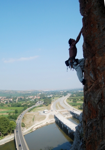 Утреннее ;-, Скалолазание, Kleno, macedonia, rock for everybody, rock land camp, demir kapija)