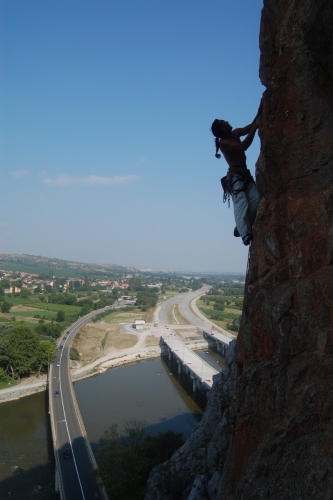 Утреннее ;-, Скалолазание, Kleno, macedonia, rock for everybody, rock land camp, demir kapija)