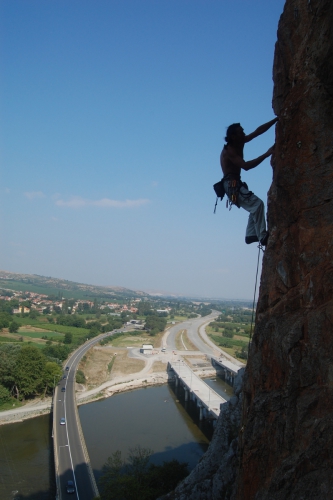 Утреннее ;-, Скалолазание, Kleno, macedonia, rock for everybody, rock land camp, demir kapija)