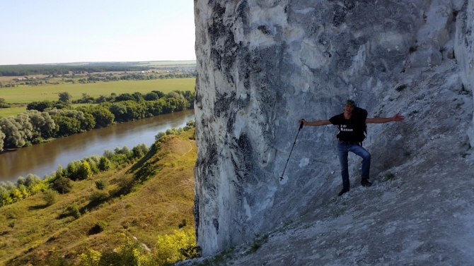 Сторожевые. Меловой массив, альпинисты и атомный реактор ВВЭР-440 в одном селфи. (Альпинизм)