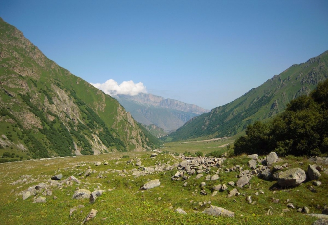 Поход из Ахсау в В.Балкарию. Творческий отчёт. (Горный туризм)