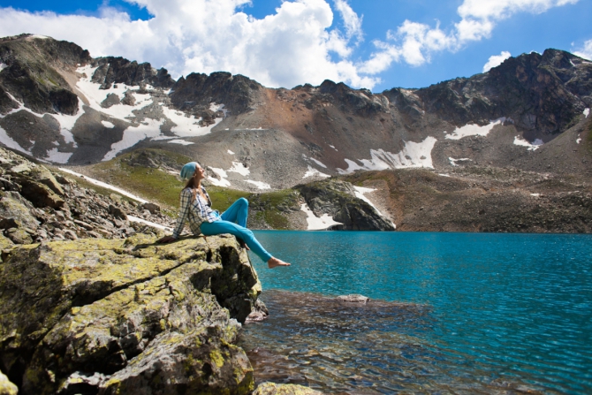 Мини поход к Муруджинским озерам. Кавказ (Туризм, домбай муружду озеро поход мини поход перевал без гида Кавказ горы гора голубое озеро)