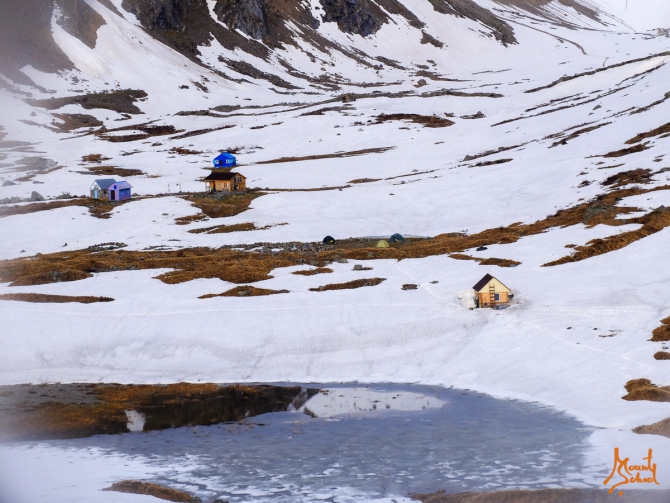 Беккантри лагерь Зеленая гостиница. (Ски-тур, скитур, приэльбрусте, адыл-су, адыр-су, веденин)