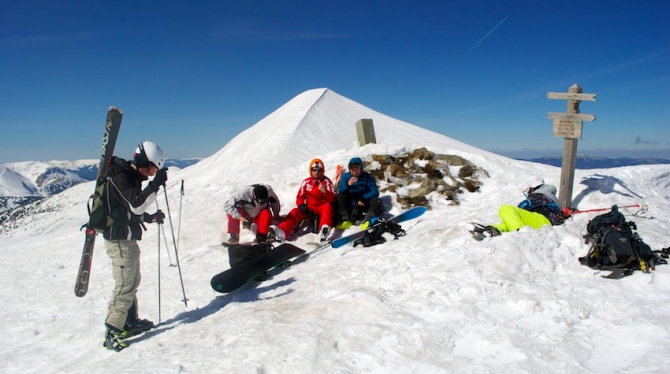 Говерла на день смеха. (Ски-тур, скитур, карпаты, Брескул, Пожежевская)