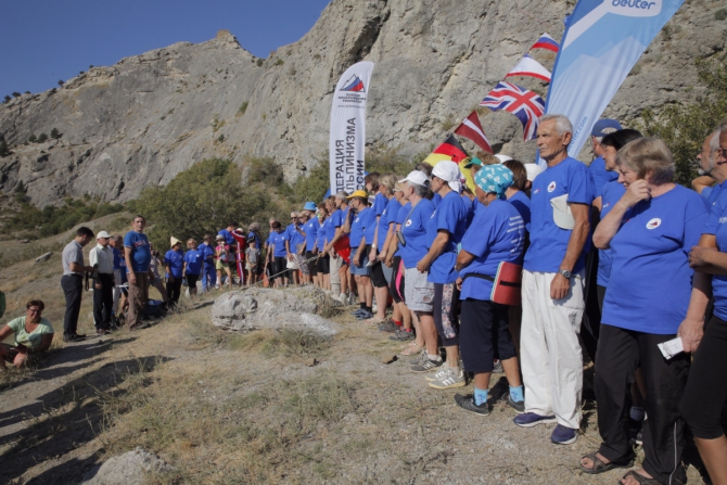 «Чемпионат ветеранов альпинизма и скалолазания» и первый «Чемпионат России среди ветеранов в скальном классе» в Судаке. Крым.
