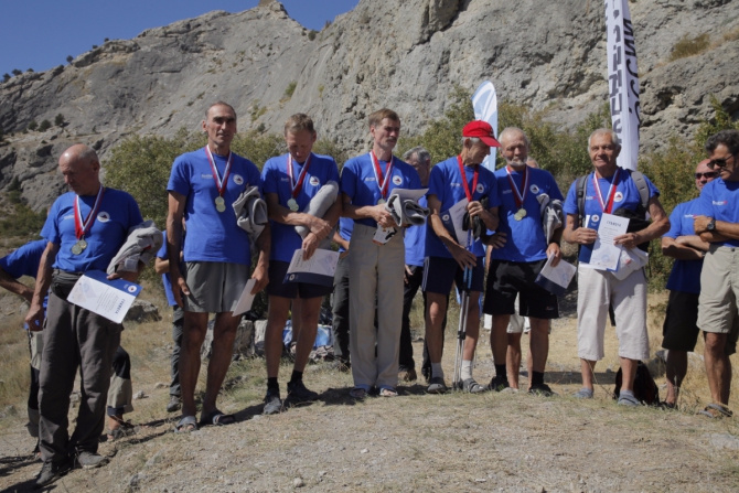 «Чемпионат ветеранов альпинизма и скалолазания» и первый «Чемпионат России среди ветеранов в скальном классе» в Судаке. Крым.