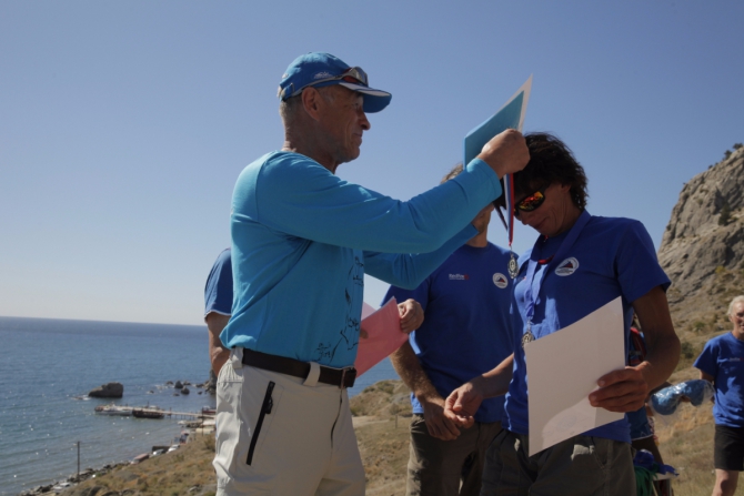 «Чемпионат ветеранов альпинизма и скалолазания» и первый «Чемпионат России среди ветеранов в скальном классе» в Судаке. Крым.
