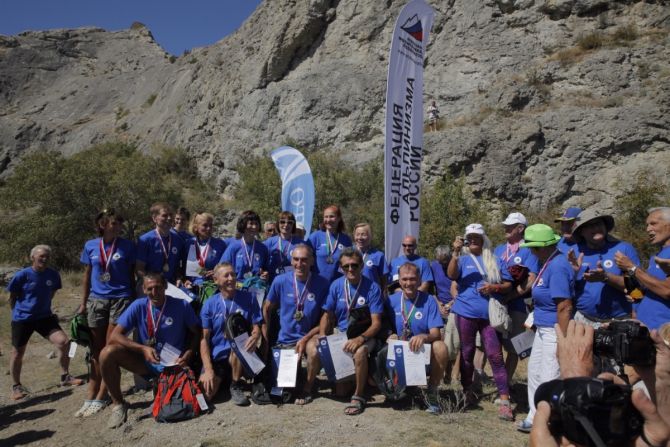 «Чемпионат ветеранов альпинизма и скалолазания» и первый «Чемпионат России среди ветеранов в скальном классе» в Судаке. Крым.