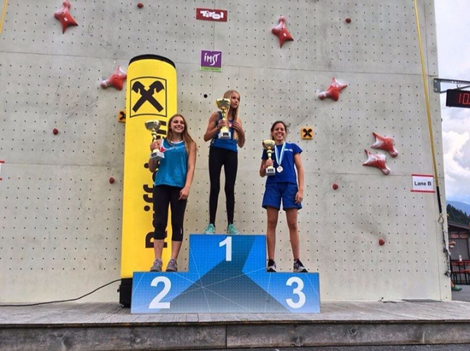 Пермские скалолазки завоевали две медали в Австрии! (Скалолазание, имст, австрия, скалолазание, скорость, молодежный кубок европы, Елена Ремизова, Дарья Кузнецова, Владимир Старцев, Мария Сарсадских, елена красовская)