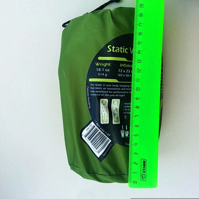 Впечатления от коврика Klymit Static V (Альпинизм, тест-команда риска)