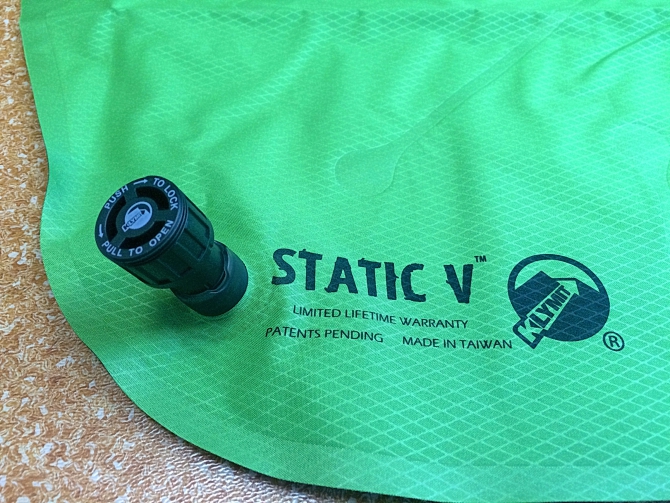 Впечатления от коврика Klymit Static V (Альпинизм, тест-команда риска)