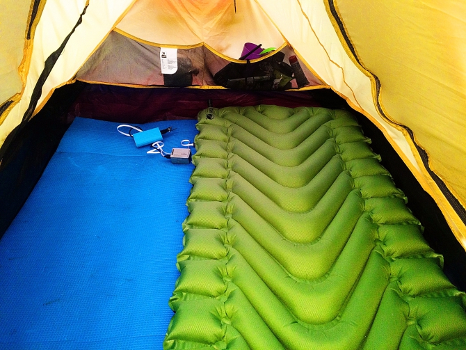 Впечатления от коврика Klymit Static V (Альпинизм, тест-команда риска)