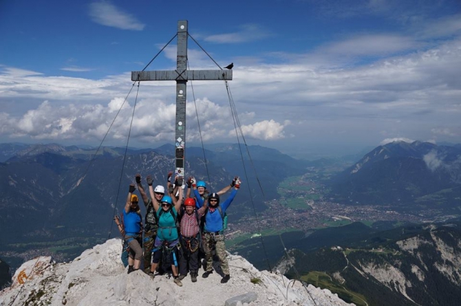 Альпшпитце - одна из самых красивых виа феррат в Баварских Альпах. (Альпинизм)
