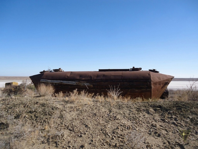 Добро пожаловать на остров Возрождения! (Часть 2. Полигон "Бархан": Аральск-7 и ПНИЛ-52, Туризм, Аральское море, полигон Бархан)