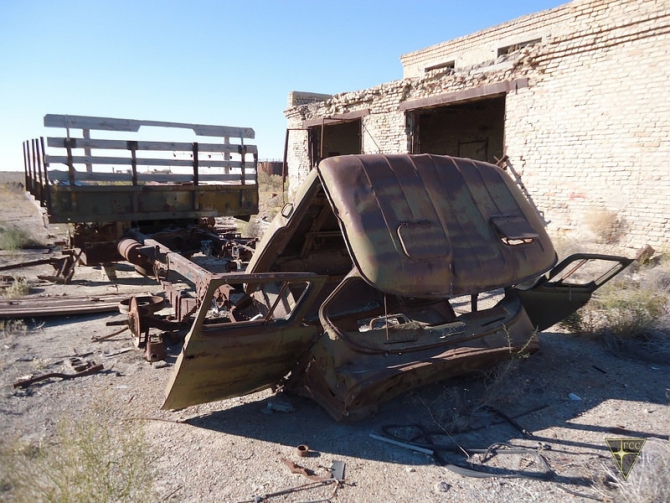 Добро пожаловать на остров Возрождения! (Часть 2. Полигон "Бархан": Аральск-7 и ПНИЛ-52, Туризм, Аральское море, полигон Бархан)