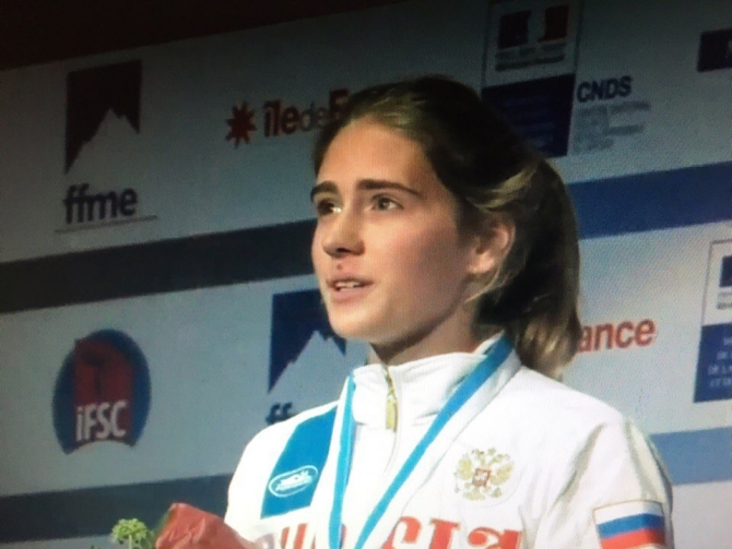 Российские скалолазы завоевали на чемпионате мира пять медалей! (Скалолазание, париж, чемпионат мира, скалолазание, трудность, скорость, боулдеринг, юлия каплина, анна цыганова, елена красовская, александр шиков)