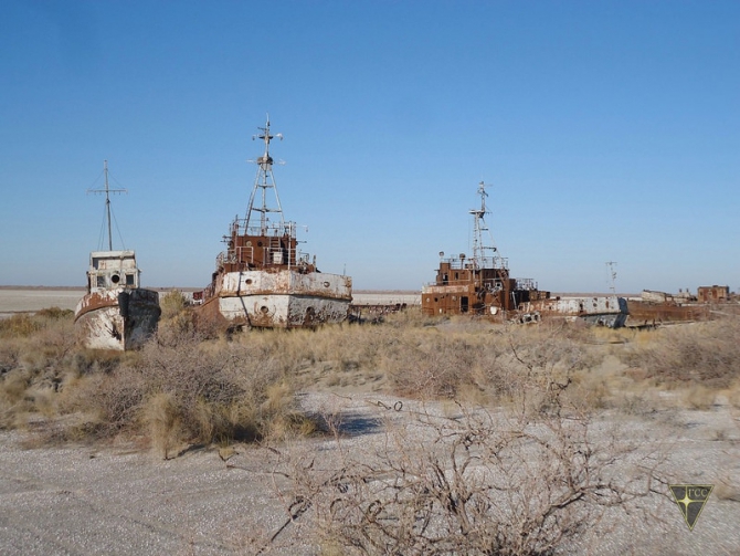 Добро пожаловать на остров Возрождения! (Часть 3. Брошенные корабли. Возвращение домой, Туризм, Аральское море, Аральск-7, полигон Бархан)