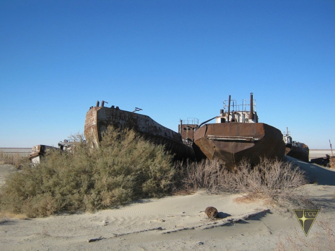 Добро пожаловать на остров Возрождения! (Часть 3. Брошенные корабли. Возвращение домой, Туризм, Аральское море, Аральск-7, полигон Бархан)